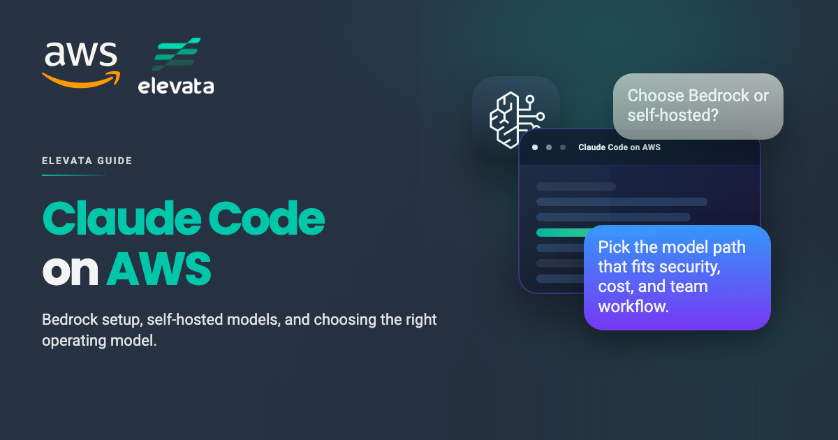 Claude Code on AWS: Setup Guide for Bedrock, Self-Hosted Models, and Choosing the Right Plan